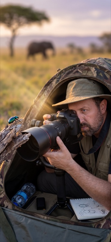 Close up photography of African animals by hobbyist Ron Bensimon